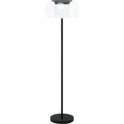 Lampadaire Eglo BRIAGLIA LED Noir, 1 lumière, Changeur de couleurs