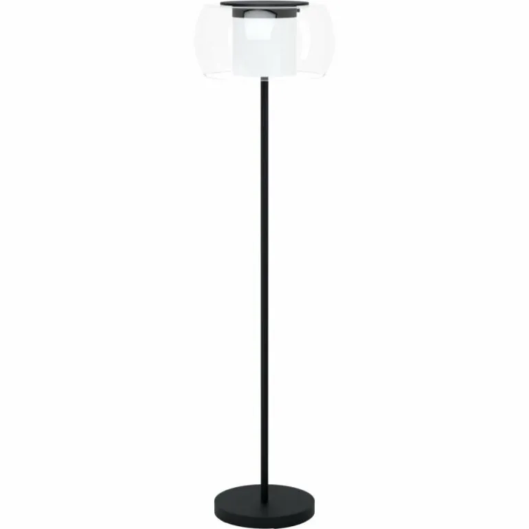 Lampadaire Eglo BRIAGLIA LED Noir, 1 lumière, Changeur de couleurs