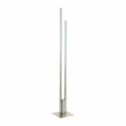 Lampadaire Eglo CONNECT FRAIOLI-C LED Nickel mat, 2 lumières, Changeur de couleurs