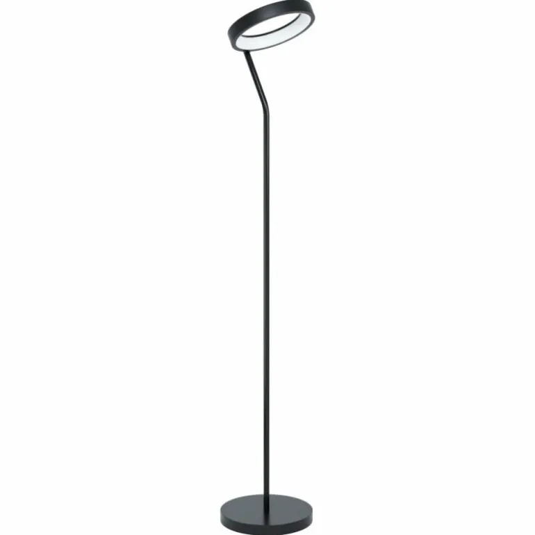 Lampadaire Eglo MARGHERA LED Noir, 1 lumière, Changeur de couleurs