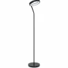 Lampadaire Eglo MARGHERA-Z LED Noir, 4 lumières, Changeur de couleurs