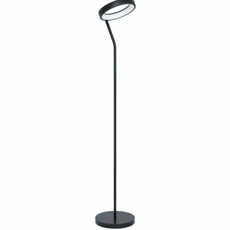 Lampadaire Eglo MARGHERA-Z LED Noir, 4 lumières, Changeur de couleurs