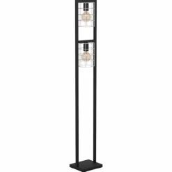 Lampadaire Eglo-Leuchten JUBILY Noir, 2 lumières