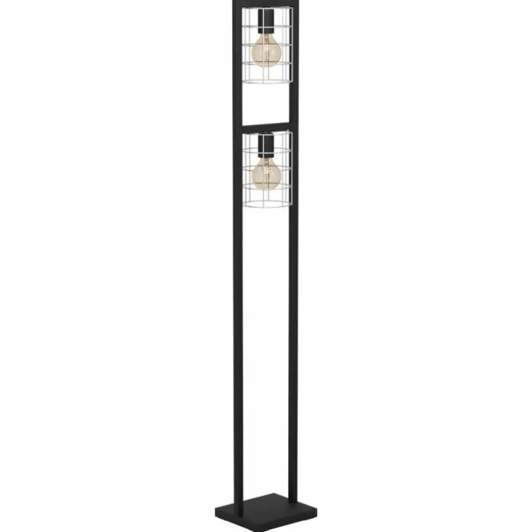 Lampadaire Eglo-Leuchten JUBILY Noir, 2 lumières