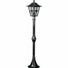 Lampadaire extérieur Albert 4136 Noir, Argenté, 1 lumière