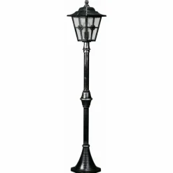 Lampadaire extérieur Albert 4136 Noir, Argenté, 1 lumière