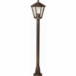 Lampadaire extérieur Albert 129 Brun, Laiton, 1 lumière