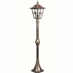 Lampadaire extérieur Albert 136 Brun, Laiton, 1 lumière