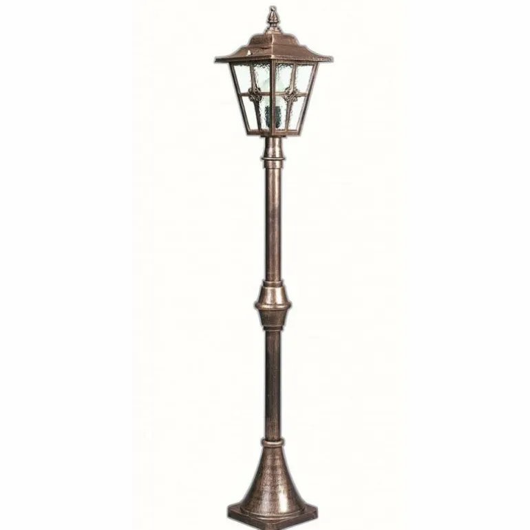 Lampadaire extérieur Albert 136 Brun, Laiton, 1 lumière