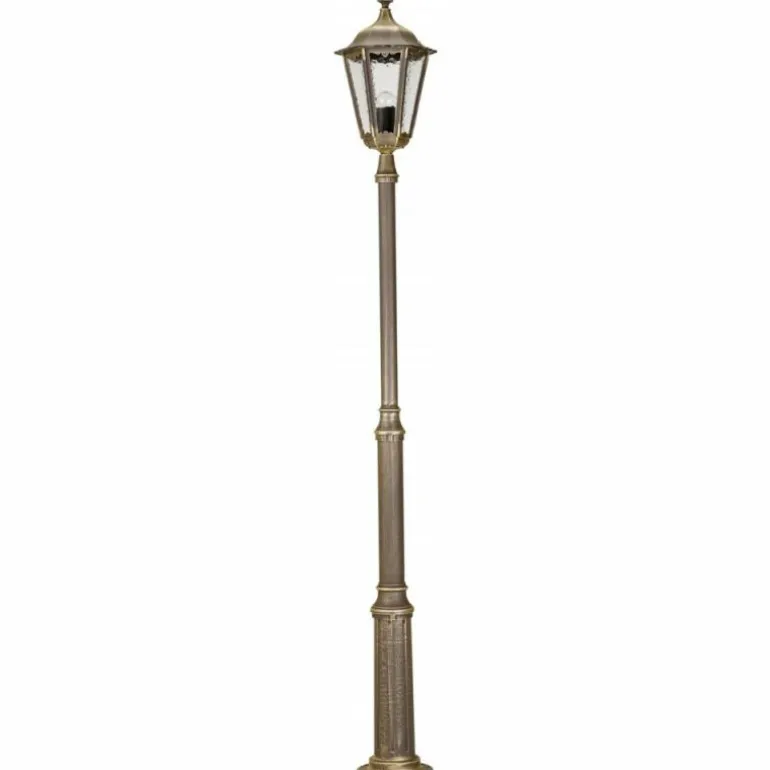 Lampadaire extérieur Albert 147 Brun, Laiton, 1 lumière