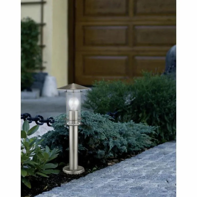 Lampadaire extérieur Eglo LISIO Acier inoxydable, 1 lumière