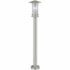 Lampadaire extérieur Eglo LISIO Acier inoxydable, 1 lumière