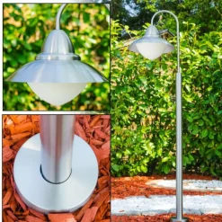 Lampadaire extérieur Eglo Sydney Acier inoxydable, 1 lumière