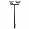 Lampadaire extérieur Konstsmide Gemini Noir, 2 lumières