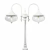 Lampadaire extérieur Konstsmide Libra Blanc, 2 lumières