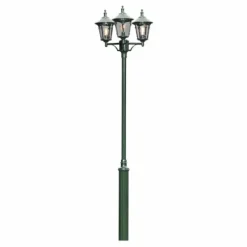 Lampadaire extérieur Konstsmide Virgo Vert, 3 lumières