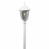 Lampadaire extérieur Konstsmide Virgo Blanc, 1 lumière