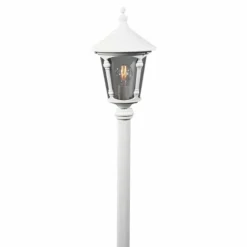 Lampadaire extérieur Konstsmide Virgo Blanc, 1 lumière