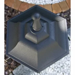 Lampadaire extérieur Lucide TIRENO Noir, Transparent, 1 lumière