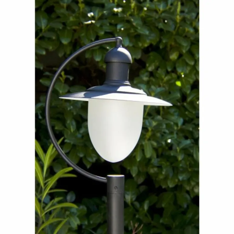 Lampadaire extérieur Lucide ARUBA Noir, Blanc, 1 lumière