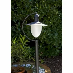 Lampadaire extérieur Lucide ARUBA Noir, Blanc, 1 lumière