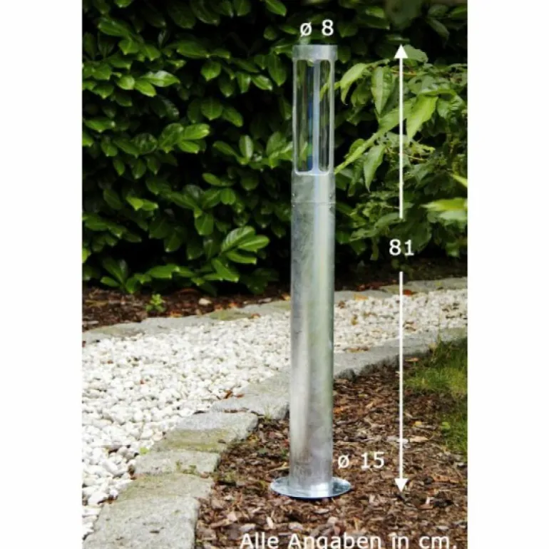 Lampadaire extérieur Nordlux Helix Acier inoxydable, Zingué, 1 lumière