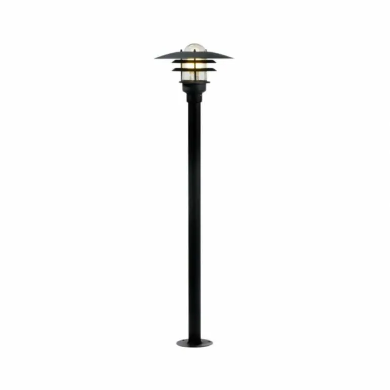 Lampadaire extérieur Nordlux LØNSTRUP Noir, 1 lumière
