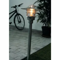 Lampadaire extérieur Nordlux AGGER Zingué, 1 lumière