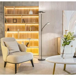 Lampadaire FHL easy Fabi LED Noir, 1 lumière