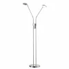 Lampadaire FHL easy Luna LED Nickel mat, 2 lumières