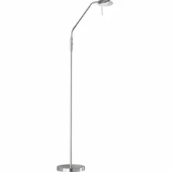 Lampadaire Fischer & Honsel Pool TW LED Nickel mat, 1 lumière, Détecteur de mouvement