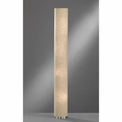 Lampadaire Fischer & Honsel Thor Nickel mat, 4 lumières
