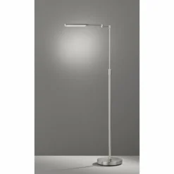 Lampadaire Fischer & Honsel Nami LED Nickel mat, 1 lumière