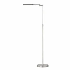 Lampadaire Fischer & Honsel Nami LED Nickel mat, 1 lumière