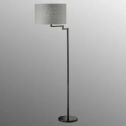 Lampadaire Fischer & Honsel Rota Noir, 3 lumières