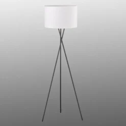 Lampadaire Fischer & Honsel Wotan Noir, 3 lumières