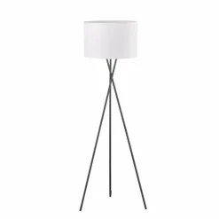 Lampadaire Fischer & Honsel Wotan Noir, 3 lumières