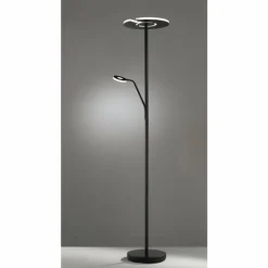 Lampadaire Fischer & Honsel Dent LED Noir, 1 lumière