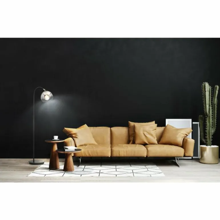 Lampadaire Fischer & Honsel Amos Noir, 1 lumière