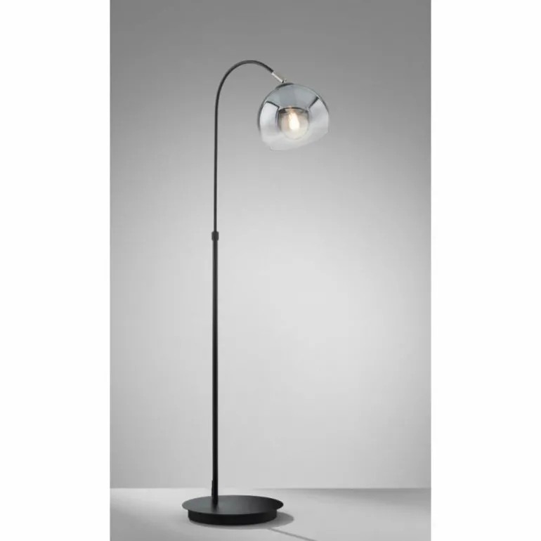 Lampadaire Fischer & Honsel Amos Noir, 1 lumière
