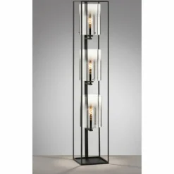 Lampadaire Fischer & Honsel Samu Noir, 3 lumières