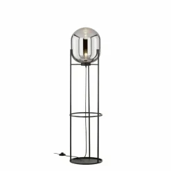 Lampadaire Fischer & Honsel Regi Noir, 1 lumière