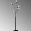 Lampadaire Fischer & Honsel Iska Noir, 5 lumières