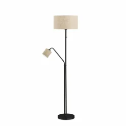 Lampadaire Fischer & Honsel Lotti Noir, 3 lumières