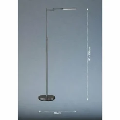 Lampadaire Fischer & Honsel Nami LED Noir, 1 lumière