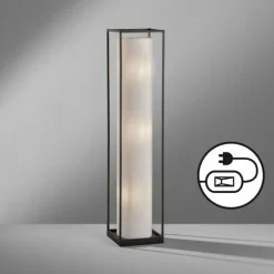 Lampadaire Fischer & Honsel Thor Noir, 3 lumières