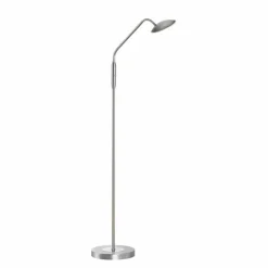 Lampadaire Fischer & Honsel Tallri LED Nickel mat, 1 lumière