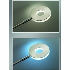 Lampadaire Fischer-Honsel Dent LED Nickel mat, 1 lumière