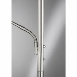 Lampadaire Fischer-Honsel Dent LED Nickel mat, 1 lumière