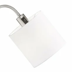 Lampadaire Fischer-Honsel Cozy Nickel mat, 2 lumières